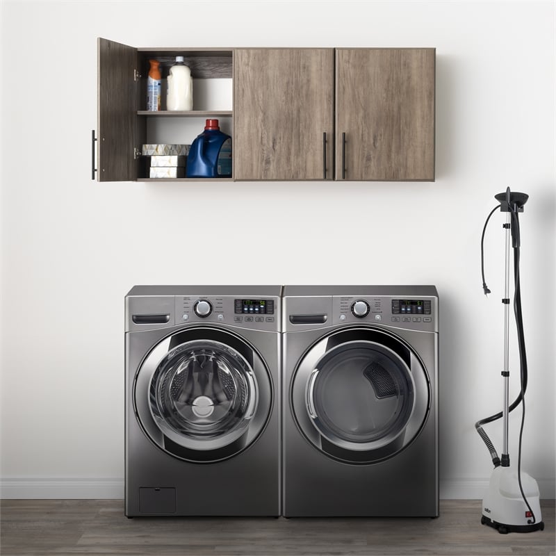 Pemberly Row 54 inch Drifted Gray Engineered Wood Wall Cabinet