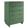 Pemberly Row Modern Tall Engineered Wood Dresser in Sage Green