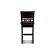 Pemberly Row 5-Piece Transitional Wood Dining Set in Ebony Finish
