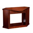 Pemberly Row Convertible Media Electric Fireplace in Mahogany