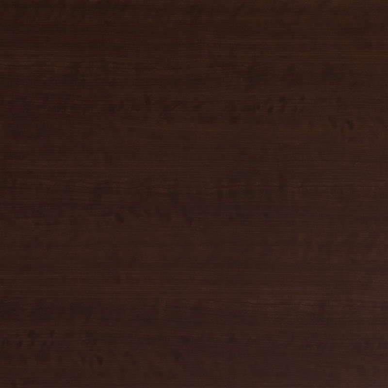 Pemberly Row Round Conference Table with Wood Base in Mocha Cherry