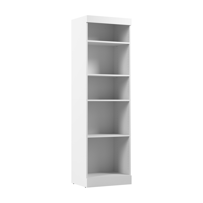 Pemberly Row 25W Closet Organizer in White - Engineered Wood