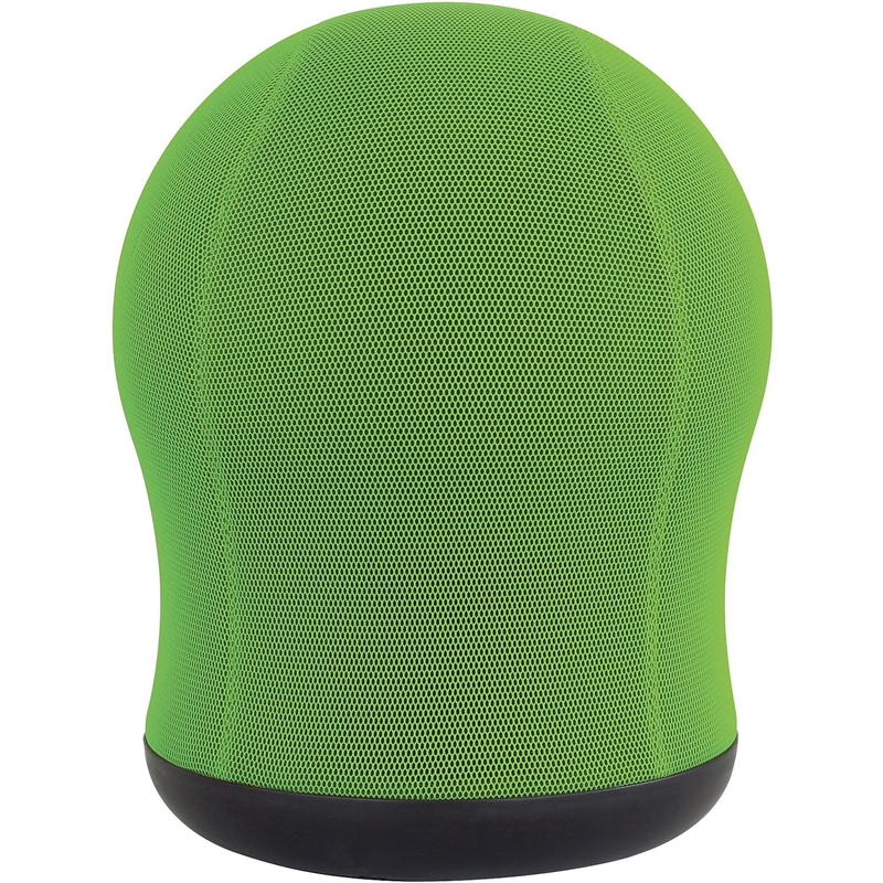 Pemberly Row Contemporary Swivel Ball Office Chair in Green Finish