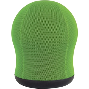 Pemberly Row Contemporary Swivel Ball Office Chair in Green Finish