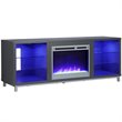 Pemberly Row Fireplace TV Stand for TVs up to 70'' Wide in Gray