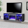 Pemberly Row Fireplace TV Stand for TVs up to 70'' Wide in Gray