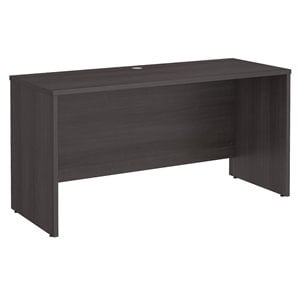 Pemberly Row 60W x 24D Credenza Desk in Storm Gray - Engineered Wood