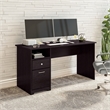 Pemberly Row 60W Computer Desk with Drawers in Espresso Oak - Engineered Wood