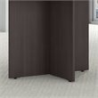Pemberly Row Modern 42W Round Conference Table in Storm Gray