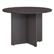 Pemberly Row Modern 42W Round Conference Table in Storm Gray