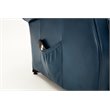 Pemberly Row Modern Navy Blue Faux Leather Traditional Lift Chair