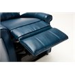 Pemberly Row Modern Navy Blue Faux Leather Traditional Lift Chair