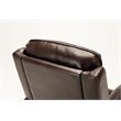Pemberly Row Modern Brown Faux Leather Traditional Lift Chair