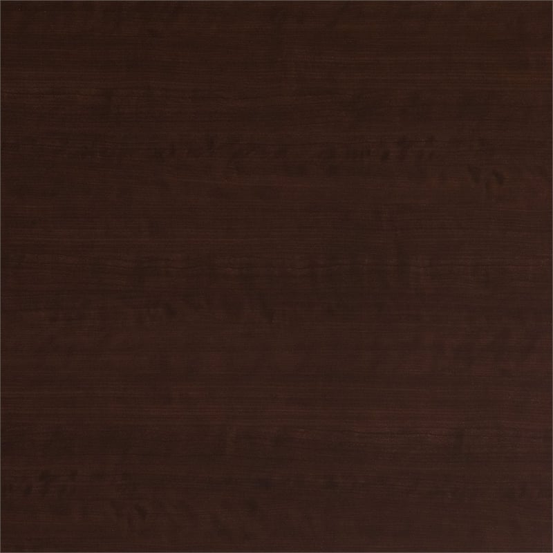 Pemberly Row 60W L Shaped Desk with Hutch and File Cabinet in Mocha Cherry