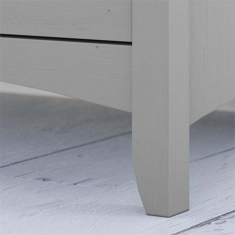 Pemberly Row Hall Tree with Shoe Bench & Accent Chest in Gray