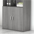 Pemberly Row Bookcase Door Kit in Platinum Gray - Engineered Wood