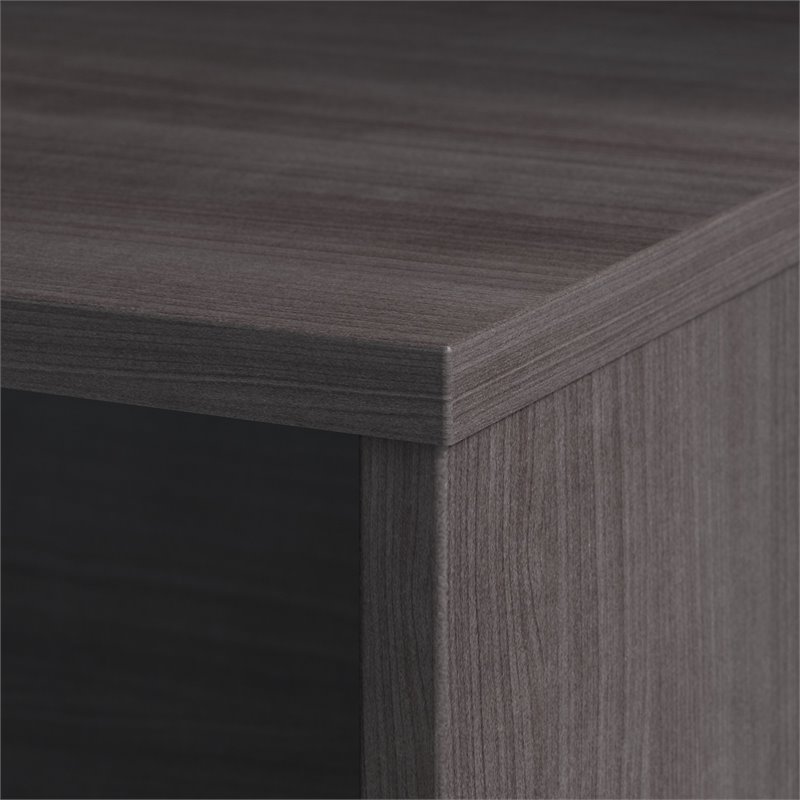 Pemberly Row 72W x 24D Credenza Desk in Storm Gray - Engineered Wood