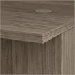 Pemberly Row 72W L Shaped Desk with Drawers in Modern Hickory - Engineered Wood