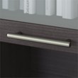 Pemberly Row Contemporary 72W Desk Hutch in Storm Gray Finish