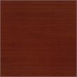Pemberly Row 60W U Shaped Desk with Drawers in Mahogany - Engineered Wood