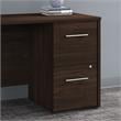 Pemberly Row 16W 2 Drawer File Cabinet in Black Walnut - Engineered Wood