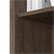 Pemberly Row Tall 5 Shelf Bookcase in Ash Brown - Engineered Wood