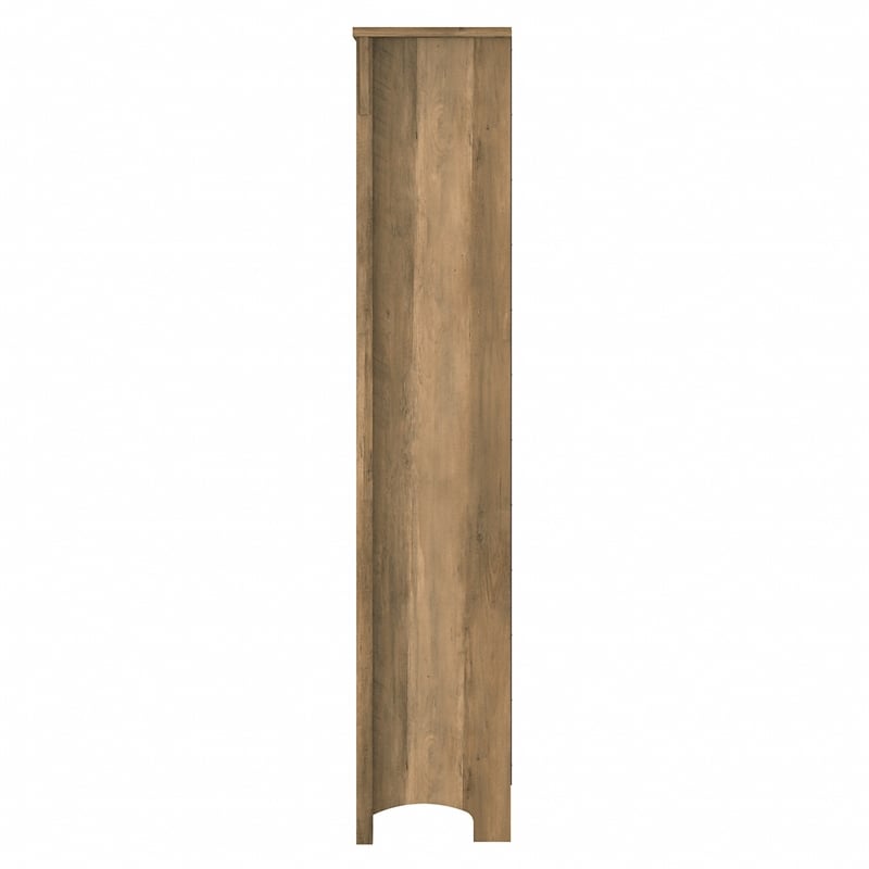 Pemberly Row Tall 5 Shelf Bookcase in Reclaimed Pine - Engineered Wood