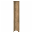 Pemberly Row Tall 5 Shelf Bookcase in Reclaimed Pine - Engineered Wood