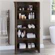 Pemberly Row Bathroom Storage Cabinet with Doors in Ash Brown - Engineered Wood