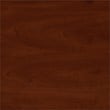 Pemberly Row 5 Shelf Bookcase with Doors in Hansen Cherry - Engineered Wood
