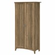Pemberly Row Tall Storage Cabinet with Doors in Reclaimed Pine - Engineered Wood