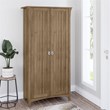 Pemberly Row Tall Storage Cabinet with Doors in Reclaimed Pine - Engineered Wood