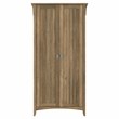 Pemberly Row Tall Storage Cabinet with Doors in Reclaimed Pine - Engineered Wood