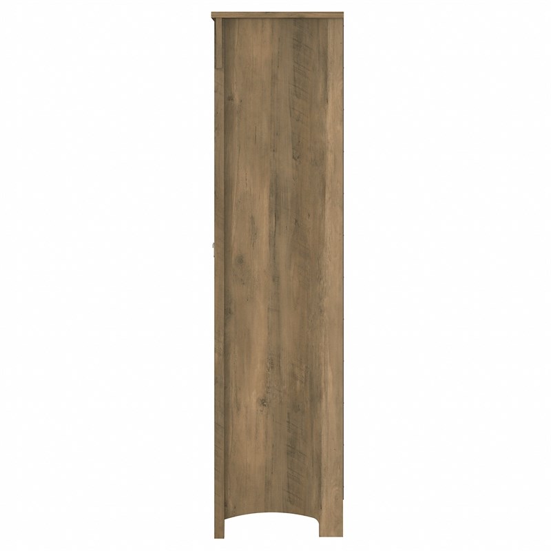 Pemberly Row Tall Storage Cabinet with Doors in Reclaimed Pine - Engineered Wood