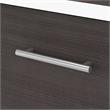 Pemberly Row Wood 2 Drawer Lateral File Cabinet in White and Storm Gray
