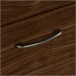 Pemberly Row L Desk with Hutch & File Cabinet in Modern Walnut - Engineered Wood