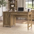 Pemberly Row 54W Computer Desk with Storage in Reclaimed Pine - Engineered Wood