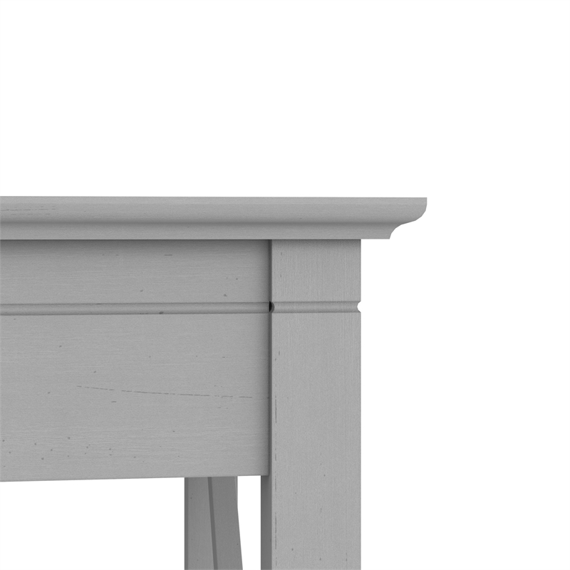 Pemberly Row 60W L Shaped Desk in Cape Cod Gray - Engineered Wood