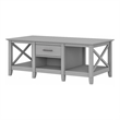 Pemberly Row Coffee Table with Storage in Cape Cod Gray - Engineered Wood