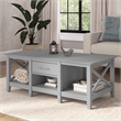 Pemberly Row Coffee Table with Storage in Cape Cod Gray - Engineered Wood