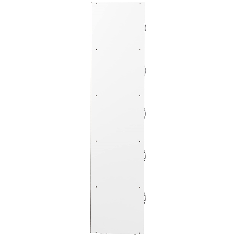 Pemberly Row 5 Shelf 10 Door Multi-Purpose Wood Bookcase in Multi-color Finish