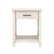 Pemberly Row End Table with Storage in Linen White Oak - Engineered Wood