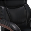 Pemberly Row Big & Tall Executive Office Chair Black Bonded Leather
