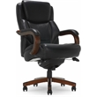 Pemberly Row Big & Tall Executive Office Chair Black Bonded Leather