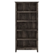 Pemberly Row Tall 5 Shelf Bookcase in Dark Gray Hickory - Engineered Wood