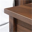 Pemberly Row Modern Engineered Wood Night Stand in Grand Walnut