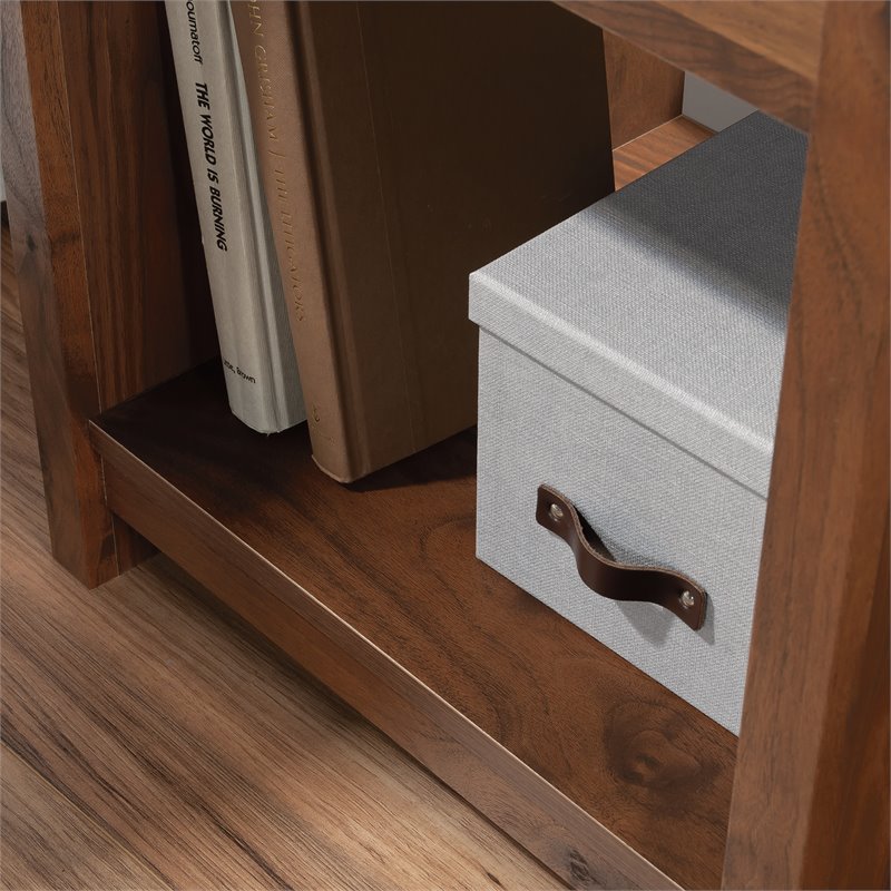 Pemberly Row Modern Engineered Wood Night Stand in Grand Walnut