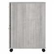 Pemberly Row 2 Drawer Mobile File Cabinet in Platinum Gray - Engineered Wood