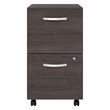 Pemberly Row 2 Drawer Mobile File Cabinet in Storm Gray - Engineered Wood