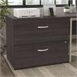 Pemberly Row 2 Drawer Lateral File Cabinet in Storm Gray - Engineered Wood